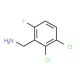 2,3-Dichloro-6-fluorobenzylamine - chemical structure image