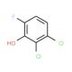 2,3-Dichloro-6-fluorophenol (CAS 886497-60-5) - chemical structure image