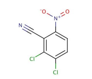 2,3-Dichloro-6-nitrobenzonitrile (CAS 2112-22-3) - chemical structure image