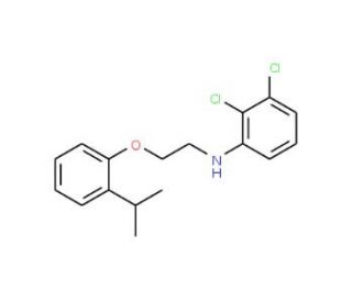 2,3-Dichloro-N-[2-(2-isopropylphenoxy)ethyl]-aniline - chemical structure image