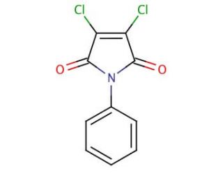 2,3-Dichloro-N-phenylmaleimide (CAS 3876-05-9) - chemical structure image