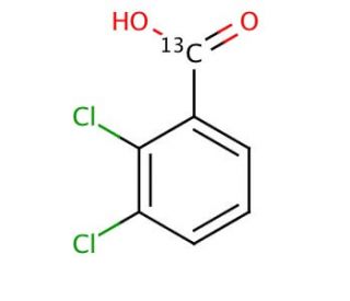 2,3-Dichlorobenzoic-7-13C (CAS 1184971-82-1) - chemical structure image