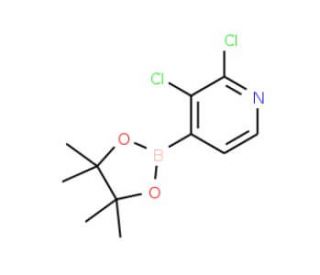 2,3-Dichloropyridine-4-boronic acid pinacol ester (CAS 1073353-78-2) - chemical structure image