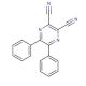 2,3-Dicyano-5,6-diphenylpyrazine (CAS 52197-23-6) - chemical structure image