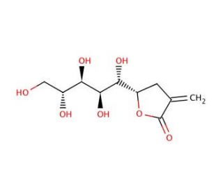 2,3-Dideoxy-2-methylene-D-glycero-D-galacto-nononic Acid &gamma;-Lactone (CAS 289697-66-1) - chemical structure image