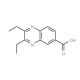 2,3-diethylquinoxaline-6-carboxylic acid - chemical structure image