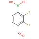 2,3-Difluoro-4-formylphenylboronic acid (CAS 480424-84-8) - chemical structure image