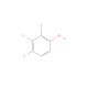 2,3-Difluoro-4-iodophenol (CAS 144292-40-0) - chemical structure image