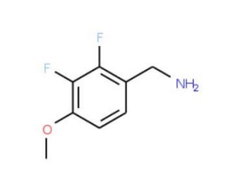 2,3-Difluoro-4-methoxybenzylamine (CAS 886500-75-0) - chemical structure image