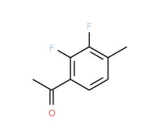 2,3-Difluoro-4-methylacetophenone (CAS 261763-30-8) - chemical structure image