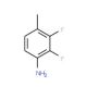 2,3-Difluoro-4-methylaniline (CAS 886503-79-3) - chemical structure image