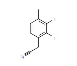 2,3-Difluoro-4-methylphenylacetonitrile - chemical structure image