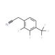 2,3-Difluoro-4-(trifluoromethyl)phenylacetonitrile - chemical structure image