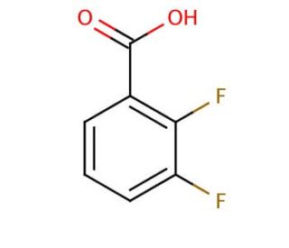 2,3-Difluorobenzoic acid (CAS 4519-39-5) - chemical structure image