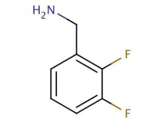 2,3-Difluorobenzylamine (CAS 72235-51-9) - chemical structure image
