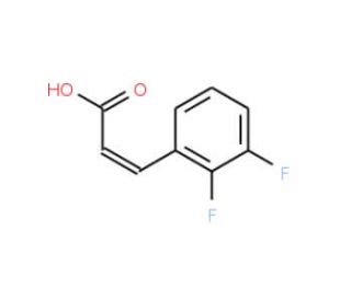 2,3-Difluorocinnamic acid (CAS 207981-48-4) - chemical structure image