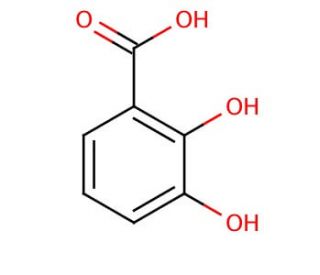 2,3-Dihdroxybenzoic Acid (CAS 303-38-8) - chemical structure image