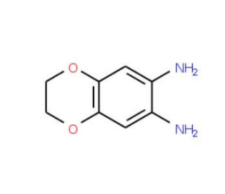 2,3-dihydro-1,4-benzodioxine-6,7-diamine (CAS 81927-47-1) - chemical structure image