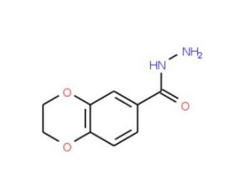 2,3-dihydro-1,4-benzodioxine-6-carbohydrazide (CAS 98953-13-0) - chemical structure image