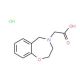 2,3-Dihydro-1,4-benzoxazepin-4(5H)-ylacetic acid HCl - chemical structure image