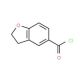 2,3-Dihydro-1-benzofuran-5-carbonyl chloride (CAS 55745-71-6) - chemical structure image