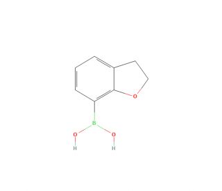 2,3-Dihydro-1-benzofuran-7-ylboronic acid (CAS 685514-61-8) - chemical structure image