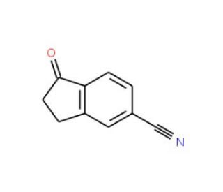 2,3-Dihydro-1-oxo-1H-indene-5-carbonitrile (CAS 25724-79-2) - chemical structure image