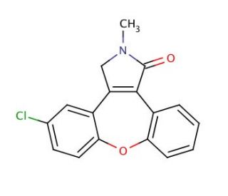 2,3-Dihydro-1-oxo Asenapine (CAS 934996-79-9) - chemical structure image