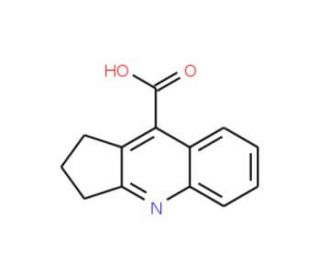 2,3-Dihydro-1H-cyclopenta[b]quinoline-9-carboxylic acid (CAS 5447-47-2) - chemical structure image