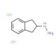 2,3-Dihydro-1H-inden-2-ylhydrazine 2HCl - chemical structure image