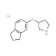 2,3-Dihydro-1H-inden-5-yl 3-pyrrolidinyl ether hydrochloride - chemical structure image