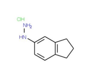 (2,3-Dihydro-1H-inden-5-yl)hydrazine hydrochloride - chemical structure image