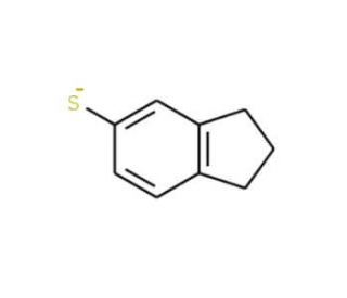 2,3-dihydro-1H-inden-5-yl hydrosulfide (CAS 55119-14-7) - chemical structure image
