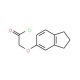 (2,3-dihydro-1H-inden-5-yloxy)acetyl chloride - chemical structure image