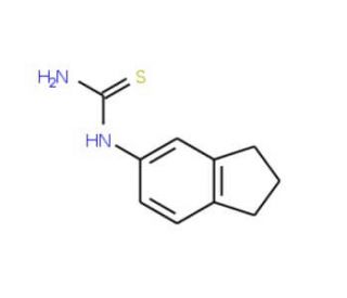 2,3-dihydro-1H-inden-5-ylthiourea - chemical structure image