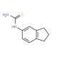 2,3-dihydro-1H-inden-5-ylthiourea - chemical structure image