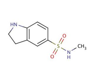 2,3-Dihydro-1H-indole-5-sulfonic acid methylamide - chemical structure image