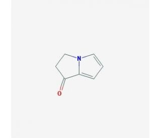 2,3-dihydro-1H-pyrrolizin-1-one (CAS 17266-64-7) - chemical structure image