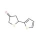 2,3-Dihydro-2,2′-bithiophen-4(5H)-one (CAS 108372-48-1) - chemical structure image