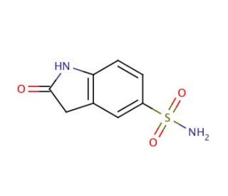 2,3-Dihydro-2-oxo-1H-indole-5-sulfonamide (CAS 175075-24-8) - chemical structure image