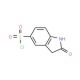 2,3-Dihydro-2-oxo-1H-indole-5-sulphonyl chloride (CAS 199328-31-9) - chemical structure image