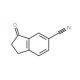 2,3-Dihydro-3-oxo-1H-indene-5-carbonitrile (CAS 69975-66-2) - chemical structure image