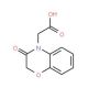 2,3-Dihydro-3-oxo-4H-1,4-benzoxazine-4-acetic acid (CAS 26494-55-3) - chemical structure image