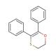 2,3-Dihydro-5,6-diphenyl-1,4-oxathiin (CAS 58041-19-3) - chemical structure image