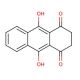 2,3-Dihydro-9,10-dihydroxy-1,4-anthracenedione 的分子结构, CAS编号: 17648-03-2 2,3-Dihydro-9,10-dihydroxy-1,4-anthracenedione (CAS 17648-03-2) - chemical structure image