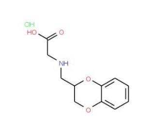 [(2,3-Dihydro-benzo[1,4]dioxin-2-ylmethyl)-amino]-acetic acid hydrochloride - chemical structure image