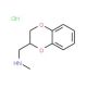(2,3-Dihydro-benzo[1,4]dioxin-2-ylmethyl)-methyl-amine hydrochloride - chemical structure image