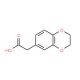 (2,3-Dihydro-benzo[1,4]dioxin-6-yl)-acetic acid (CAS 17253-11-1) - chemical structure image
