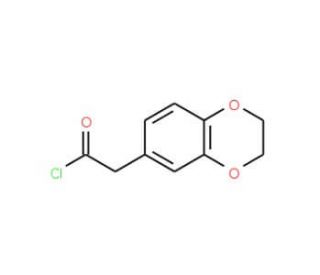 (2,3-Dihydro-benzo[1,4]dioxin-6-yl)-acetyl chloride - chemical structure image