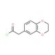 (2,3-Dihydro-benzo[1,4]dioxin-6-yl)-acetyl chloride - chemical structure image